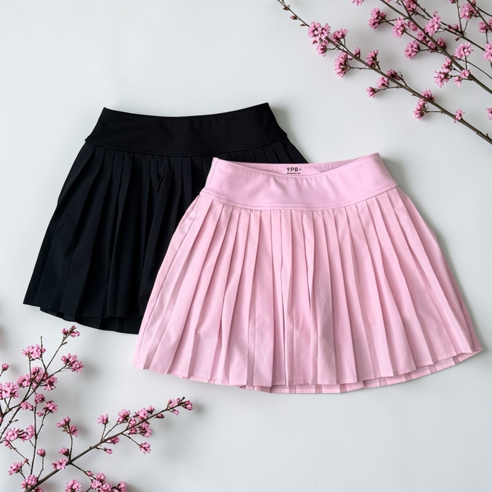 YPB Pleated Mini Skirt Set